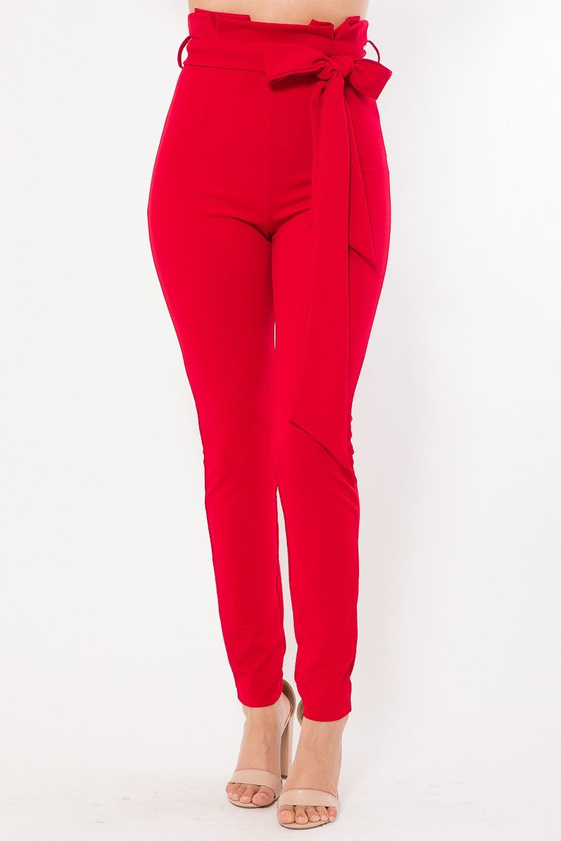 High Waist Fashion Skinny Pants